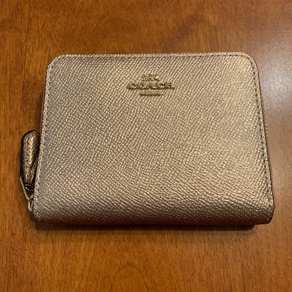 Rose Gold Coach wallet
